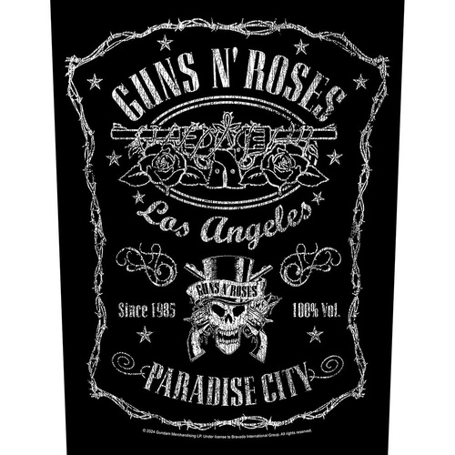 Guns N Roses Paradise City Back Patch