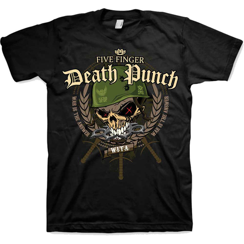 Five Finger Death Punch War Head Shirt [Size: M]