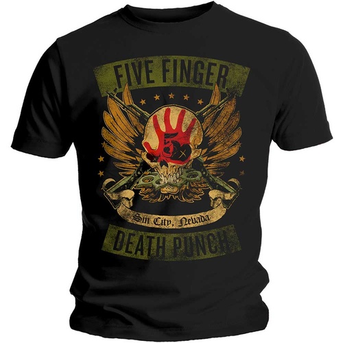 Five Finger Death Punch Locked & Loaded Shirt [Size: M]