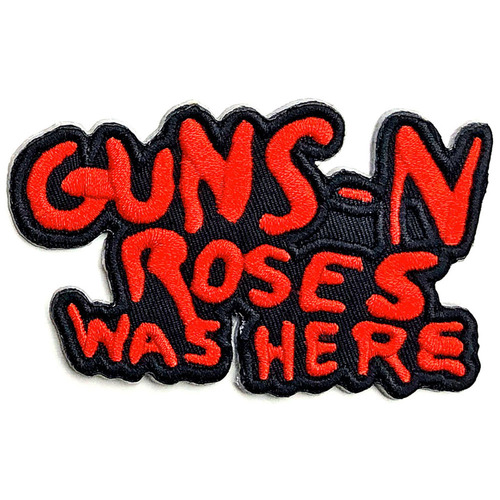 Guns N Roses Was Here Cut Out Patch