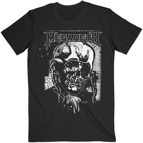 Megadeth White Hi Con Vic Shirt [Size: L]