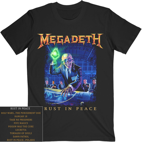 Megadeth Rust In Peace 30th Anniversary Shirt [Size: S]