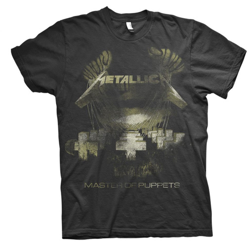 Metallica Master Of Puppets Distressed Shirt [Size: M]