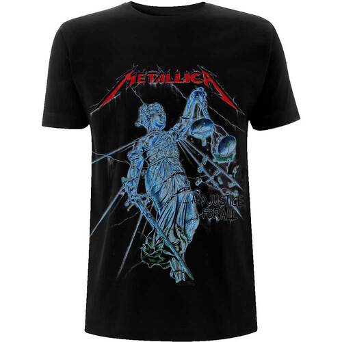 Metallica Blue Justice Shirt [Size: S]