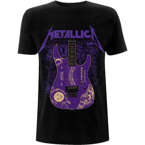 Metallica Kirk Hammett Ouija Purple Guitar Shirt [Size: S]