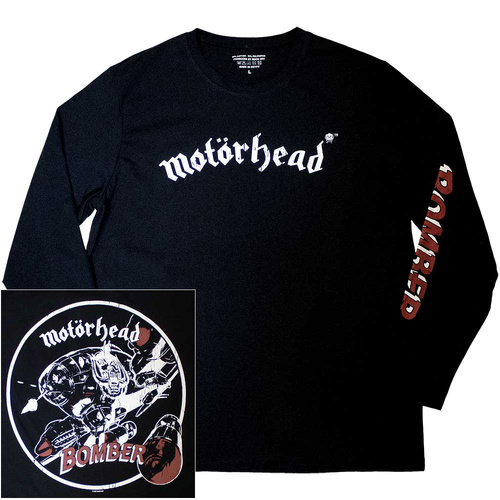 Motorhead Bomber Black Long Sleeve Shirt [Size: M]