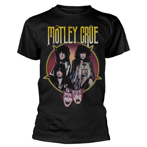 Motley Crue Theatre Of Pain Pentagram Photo Shirt [Size: L]