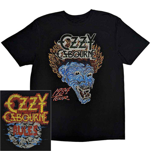 Ozzy Osbourne Bark At The Moon 1984 Tour Shirt [Size: M]