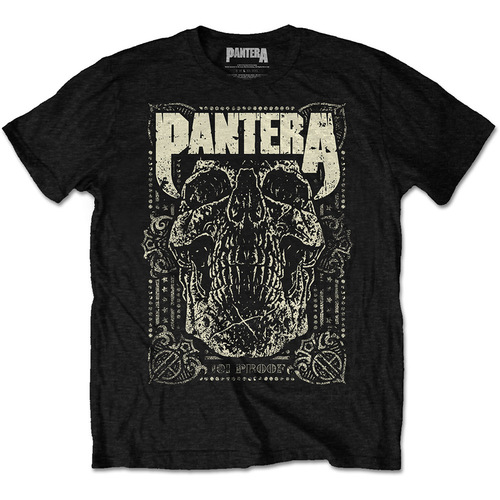 Pantera 101 Proof Skull Shirt [Size: M]