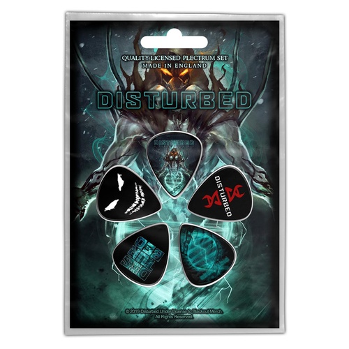 Disturbed Evolution Guitar Pick 5 Pack