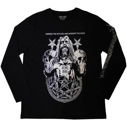 Rob Zombie Devil Man Long Sleeve Shirt [Size: M]