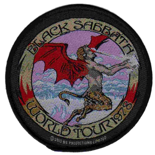 Black Sabbath World Tour 78 Patch